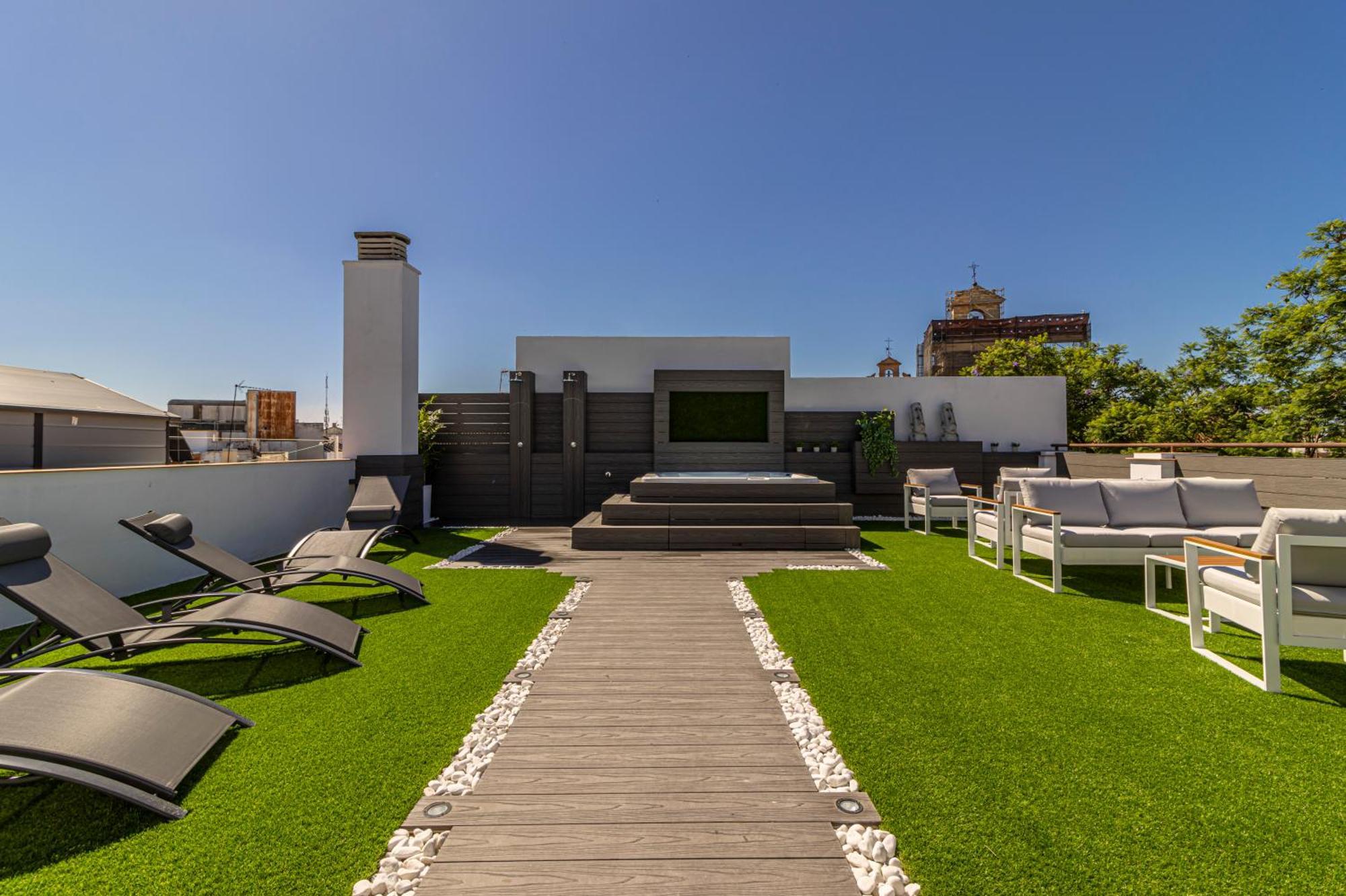 Allo Apartments Plateros Centro Jacuzzi Comunitario Jerez de la Frontera Exterior photo