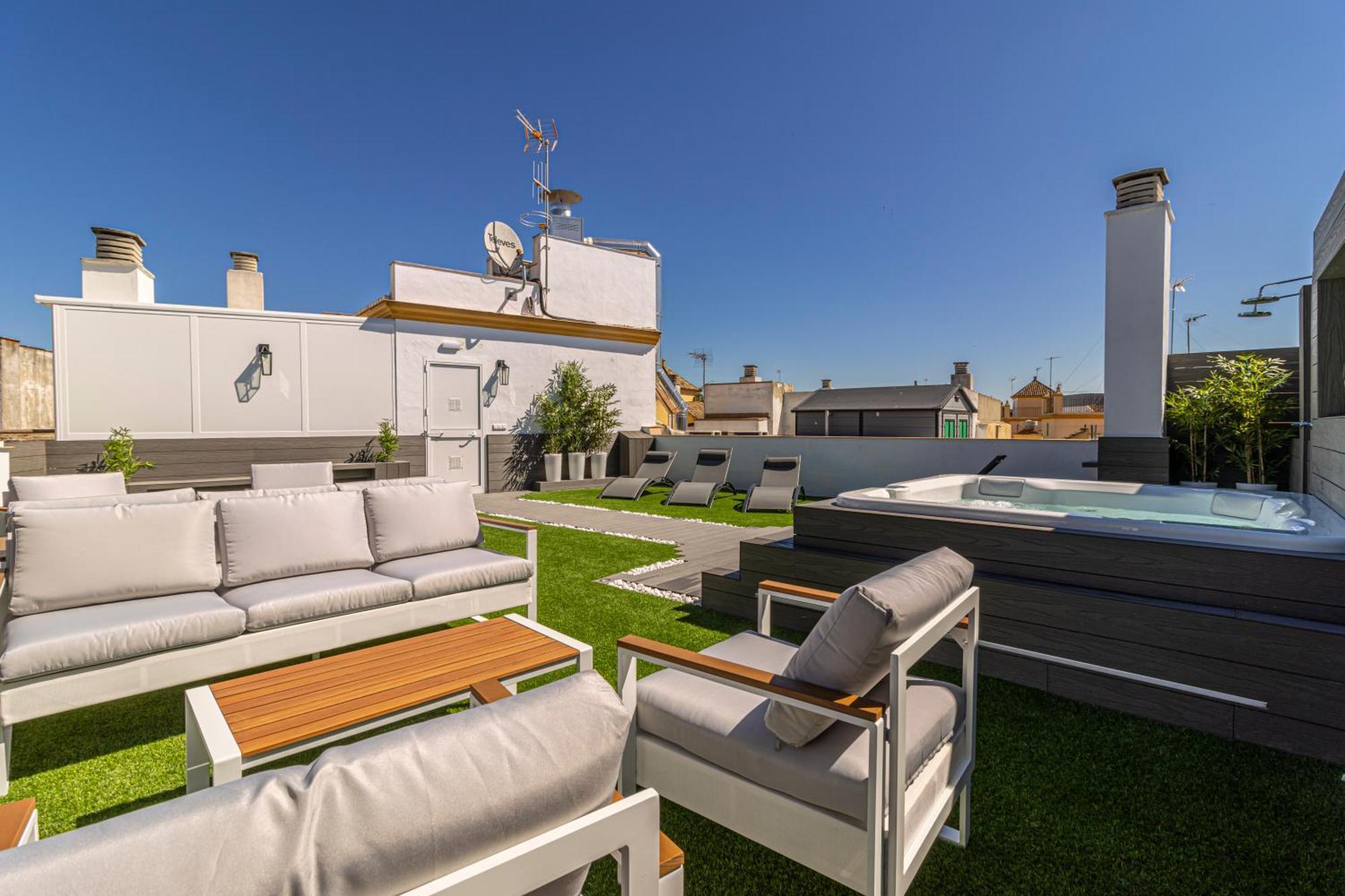 Allo Apartments Plateros Centro Jacuzzi Comunitario Jerez de la Frontera Exterior photo